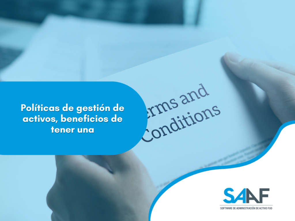 gestión de activos, políticas