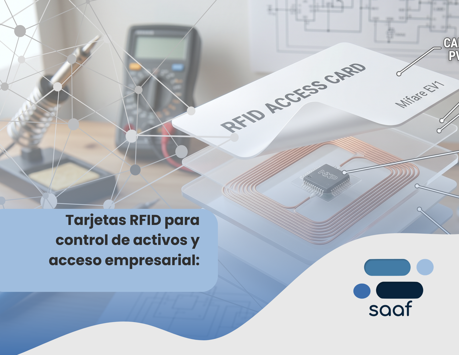 Tarjetas RFID para control de activos y acceso empresarial